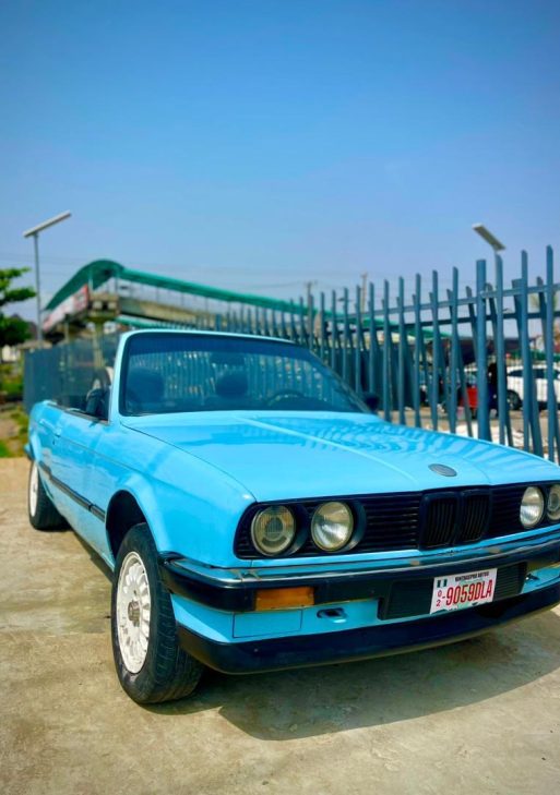 Blue BMW