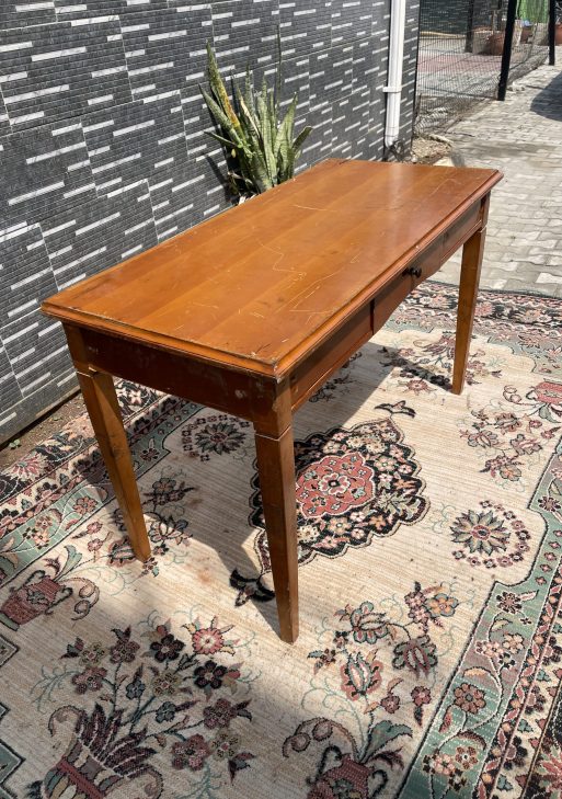 Brown Wooden Square Table