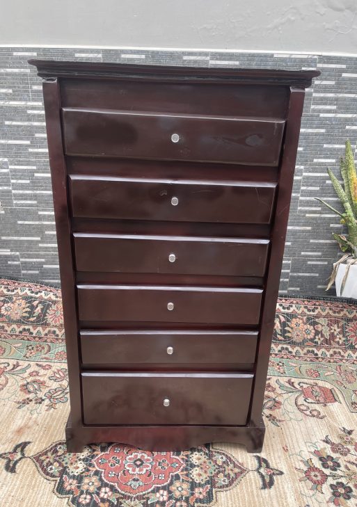 Coffee Brown Drawer Cabinet