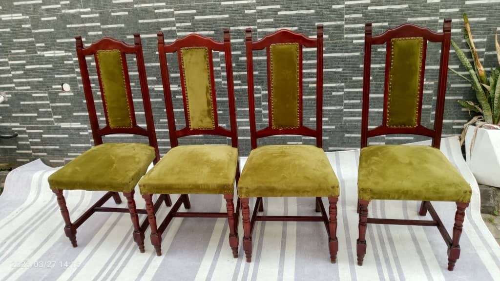 Vintage Shield Back Dining Chair - Image 1
