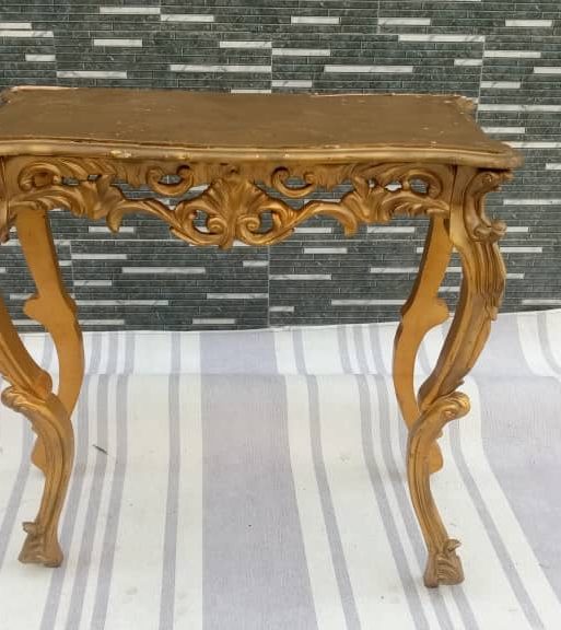 Ornate Gold Rococo Console Table