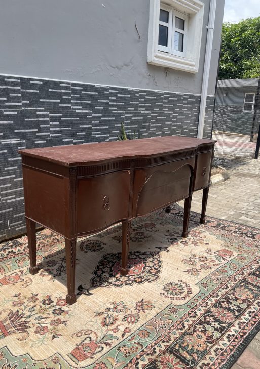 Brown Vintage Console Table