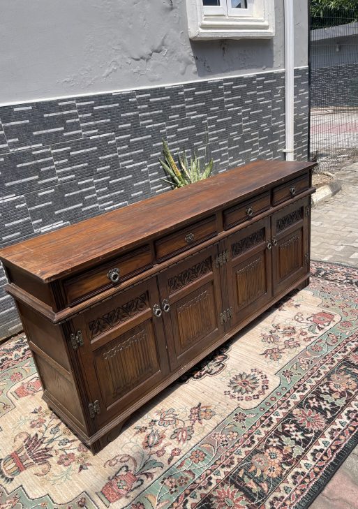 Brown Vintage Console Table / Sideboard