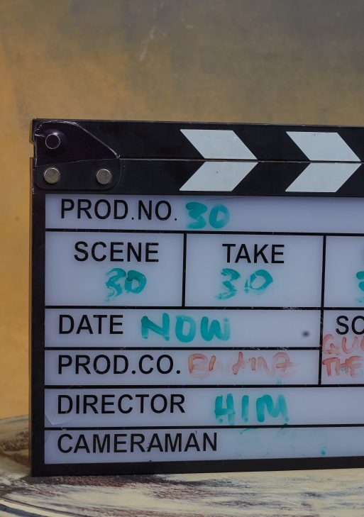 Production Scene Clapperboard