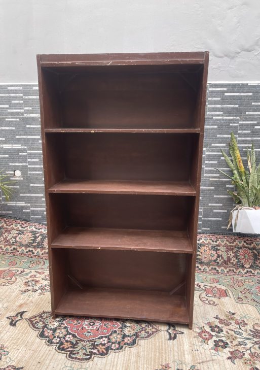 Coffee Brown Open Bookshelf
