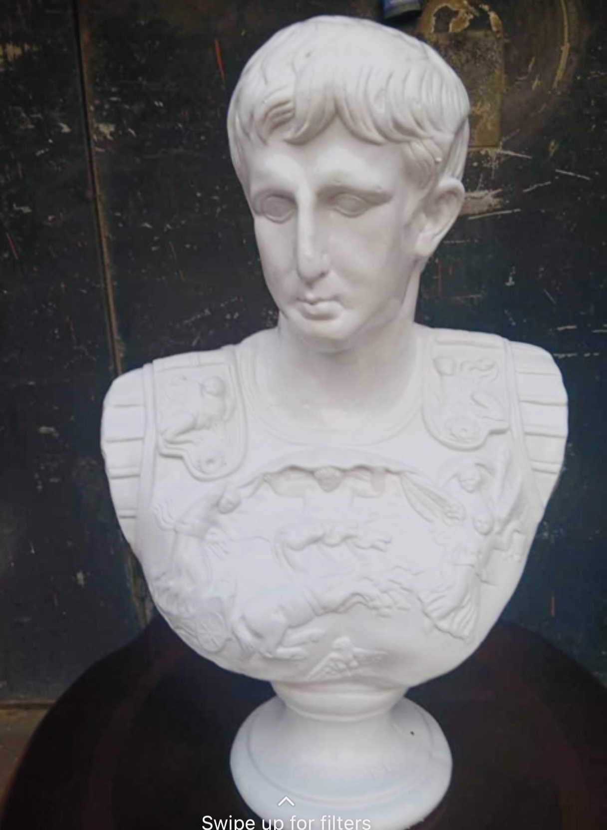 Classical Roman Emperor Augustus Bust