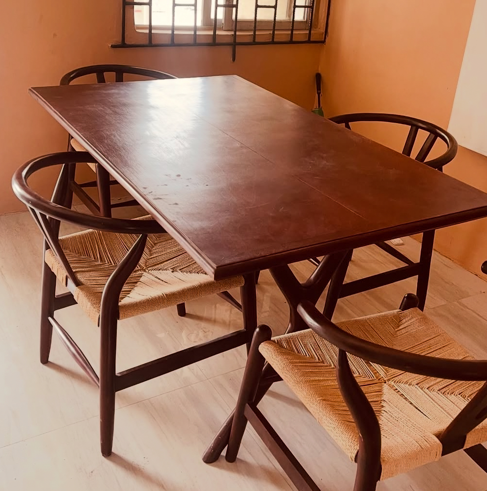 Mid-Century Wishbone Dining Set - Image 1