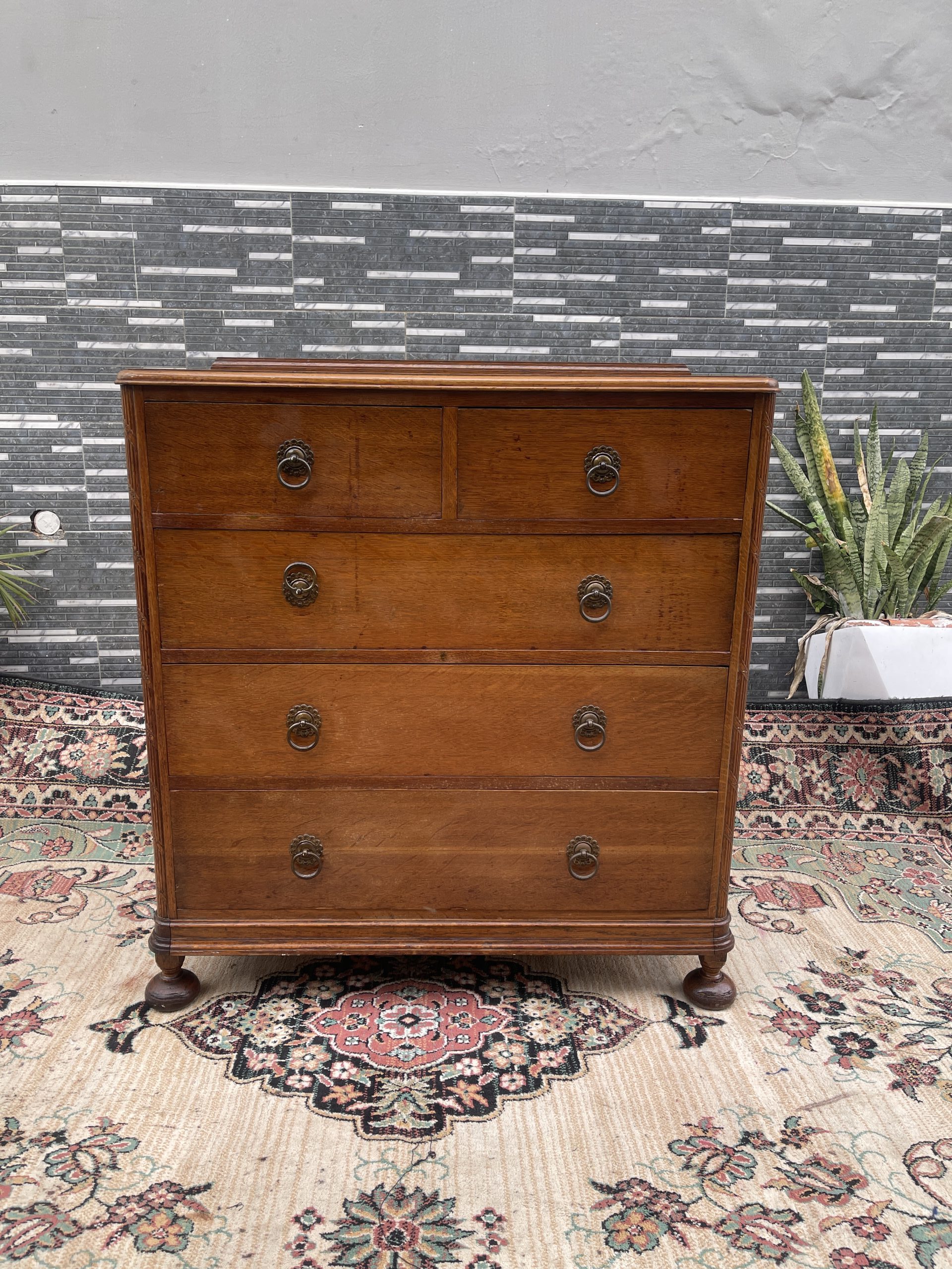 Vintage Wooden Chest of Drawers