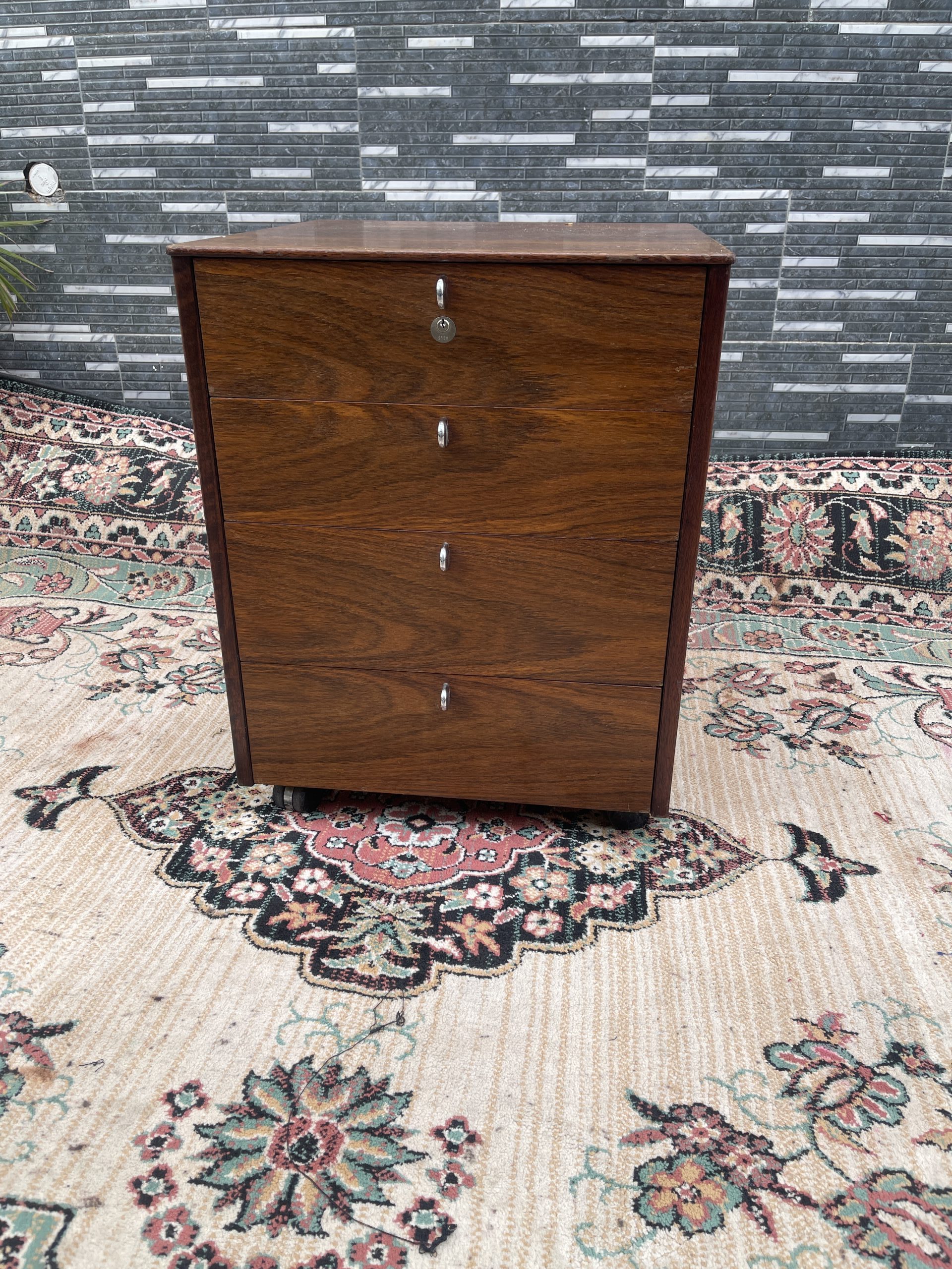 Modern Wooden Filing Cabinet