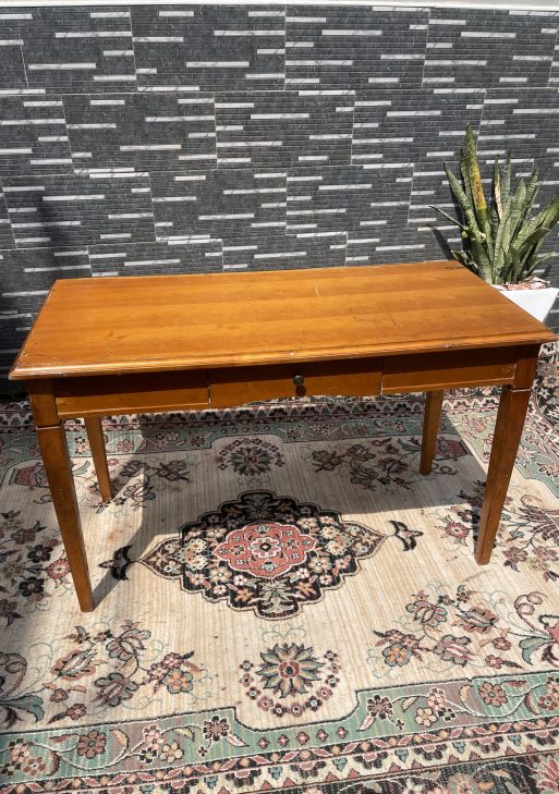 Brown Wooden Square Table