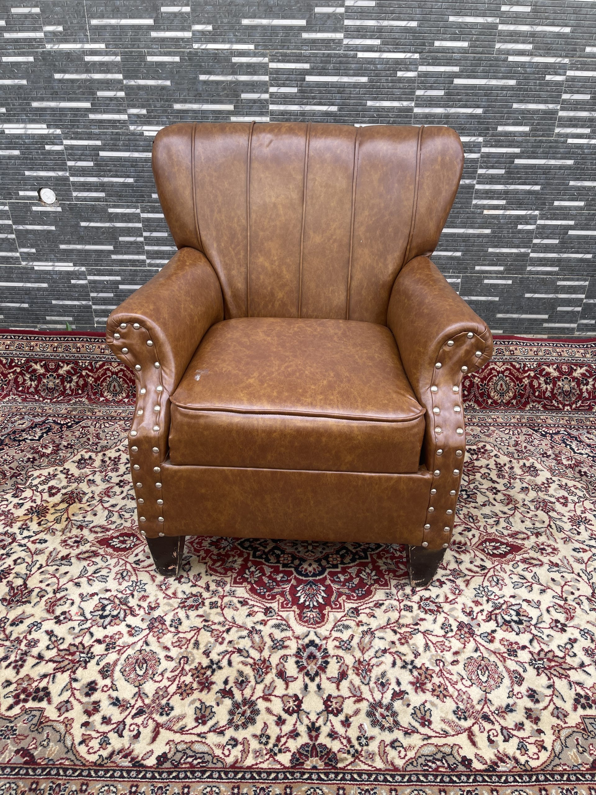 Vintage Leather Club Armchair