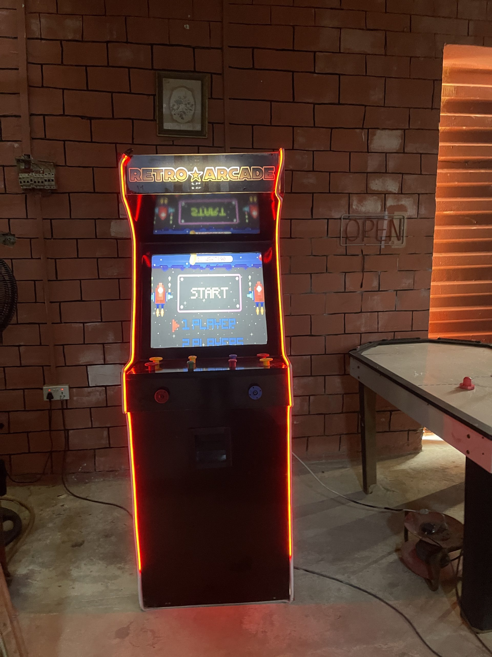 Retro Upright Arcade Cabinet