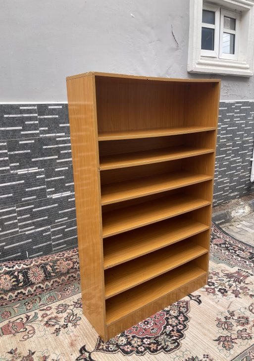 Light Brown Open Bookshelf