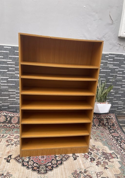 Light Brown Open Bookshelf
