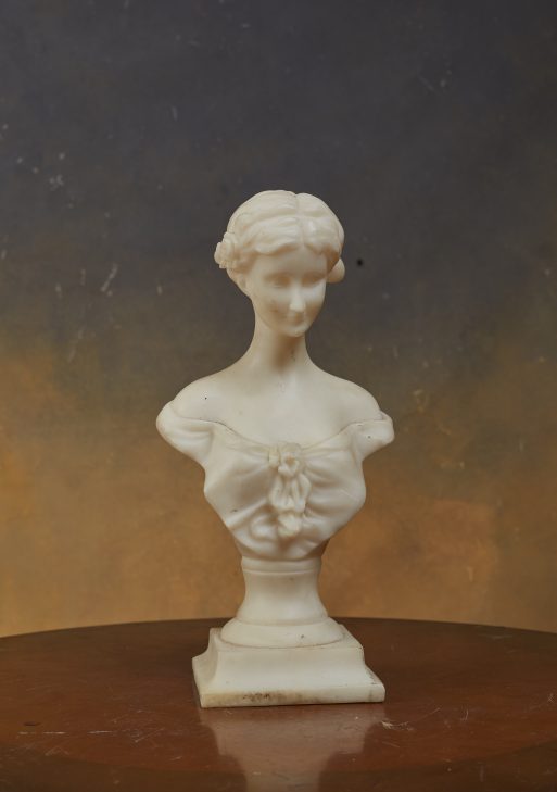 Delicate Classical Female Portrait Bust