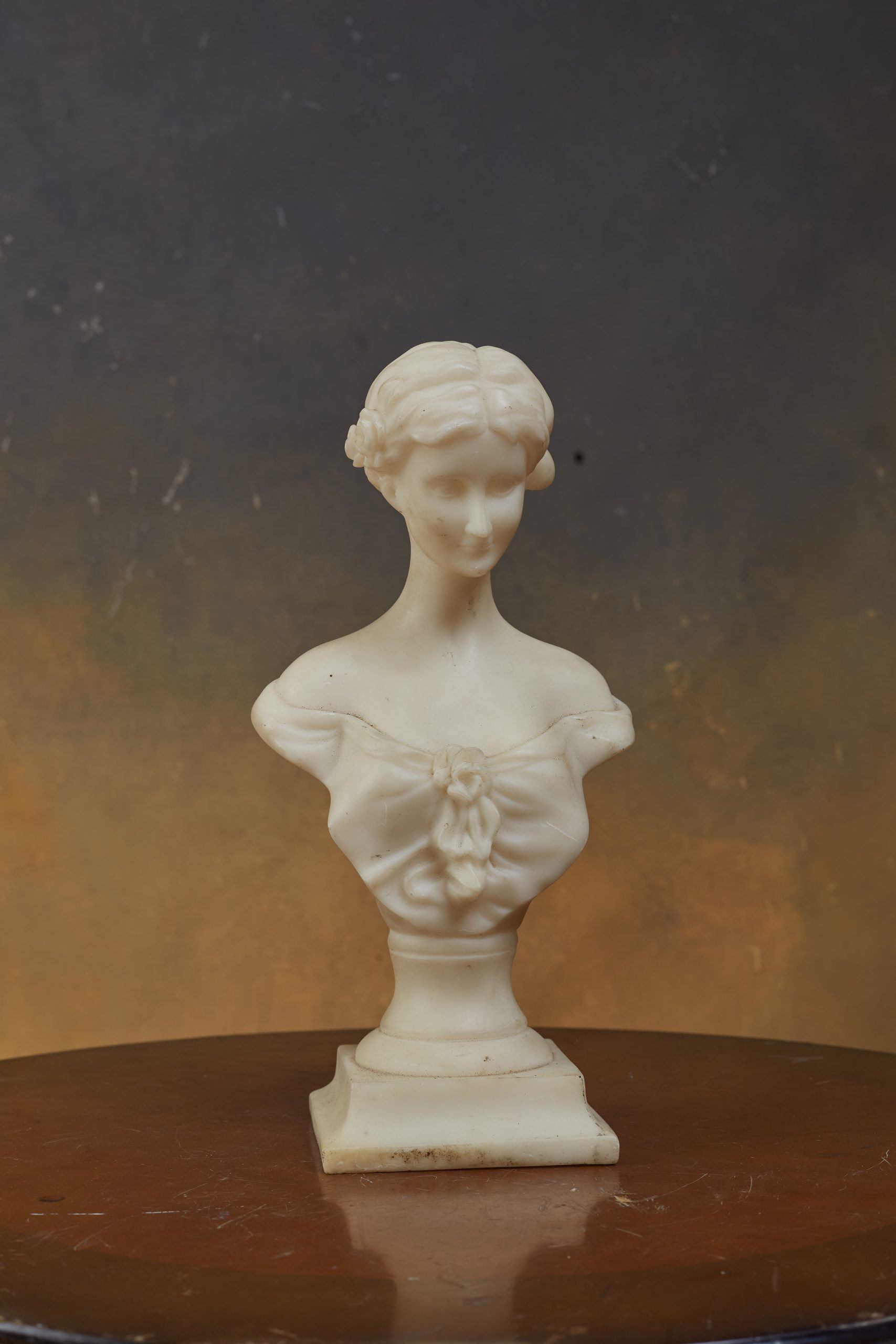 Delicate Classical Female Portrait Bust