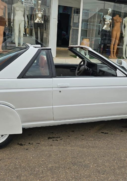 White Nissan