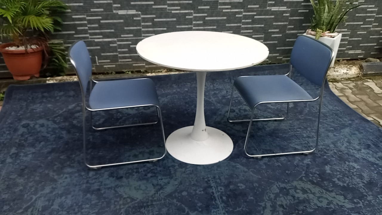 Retro Mid-Century Bistro Dining Set - Image 1