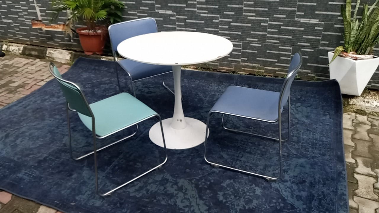 Retro Mid-Century Bistro Dining Set