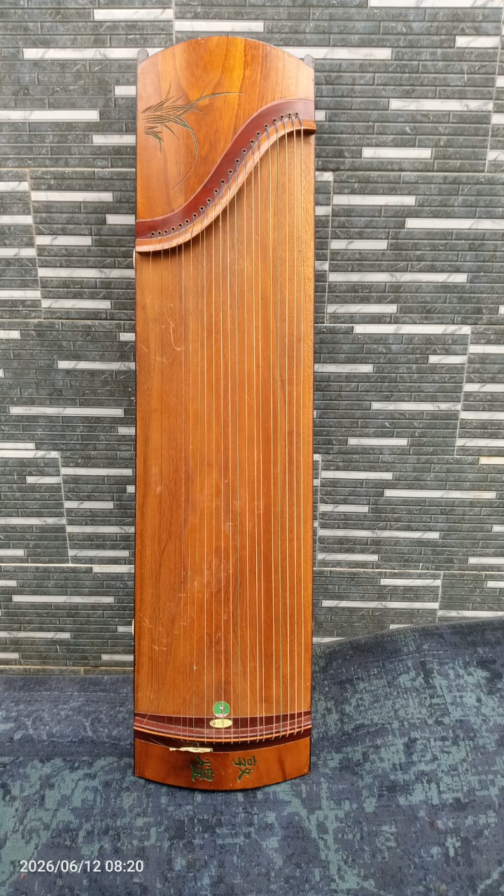 Traditional Wooden Guzheng (Chinese Zither)
