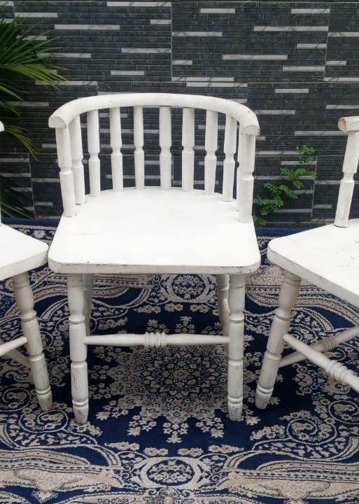 White Windsor Accent Chair