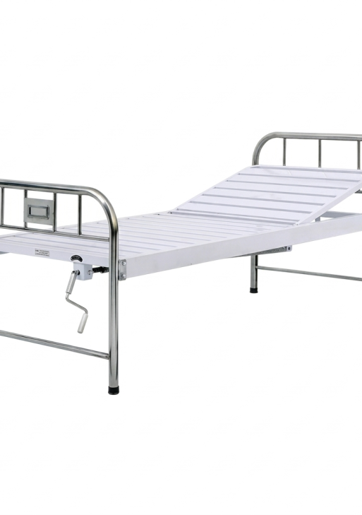 Manual Single-Crank Medical Bed Frame