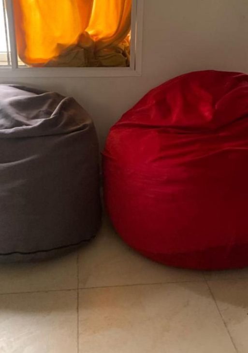 Oversized Round Plush Bean Bag Chairs